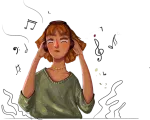 Illustration of libra zodiac sign character